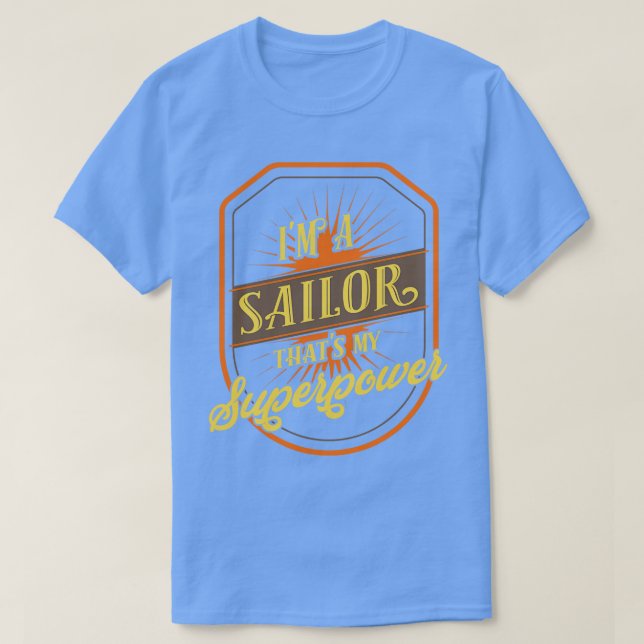 Seaman Sailor Profession T-Shirt (Design vorne)