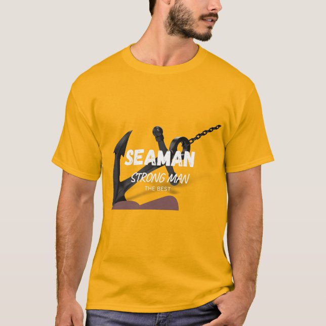 Seaman Strong Man and Anchor T-Shirt (Vorderseite)