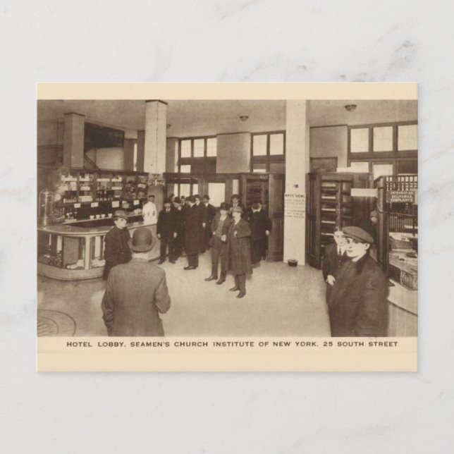 Seaman's Church Institute New York Postkarte (Vorderseite)