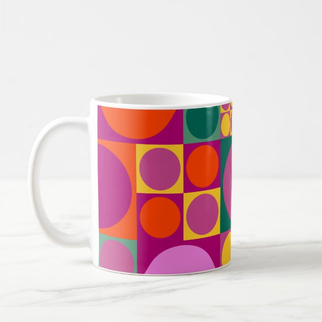 Seamless abstract geometric background pattern,  r kaffeetasse (Links)