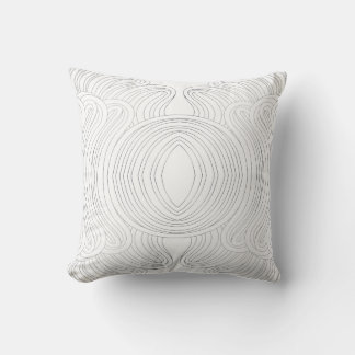Seamless abstract symmetrical linear pattern kissen