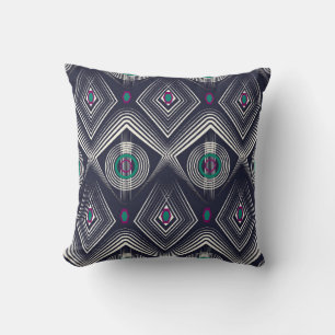 Seamless antique pattern ornament. Geometric styli Kissen