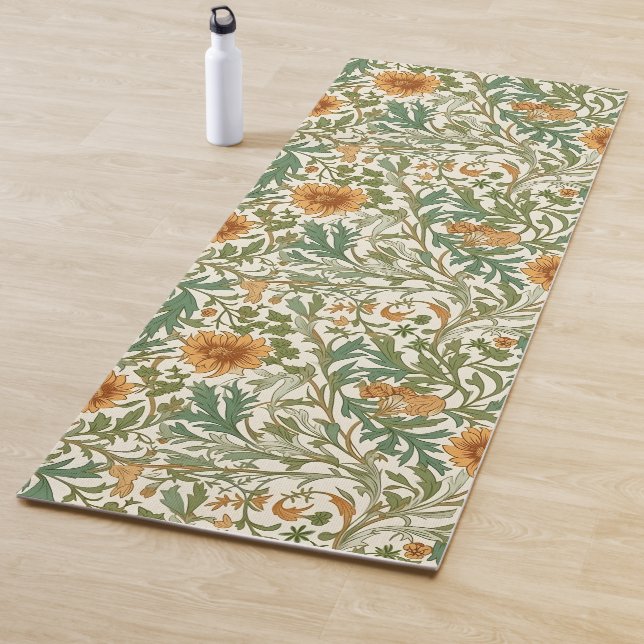 Seamless Arts and Crafts style repeating pattern Yogamatte (Beispiel)