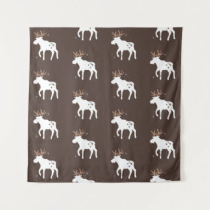 Seamless background patterns in Skandinavian style Wandteppich