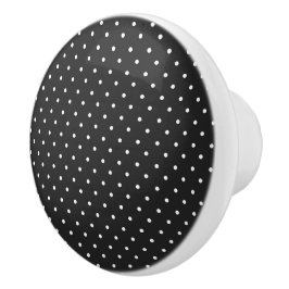 Seamless black and white polka dot pattern  keramikknauf
