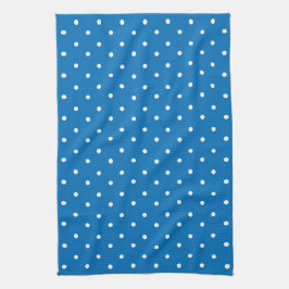 Seamless blue background polka dot pattern  geschirrtuch