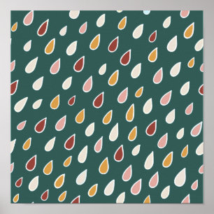 Seamless Boho Summer Poster