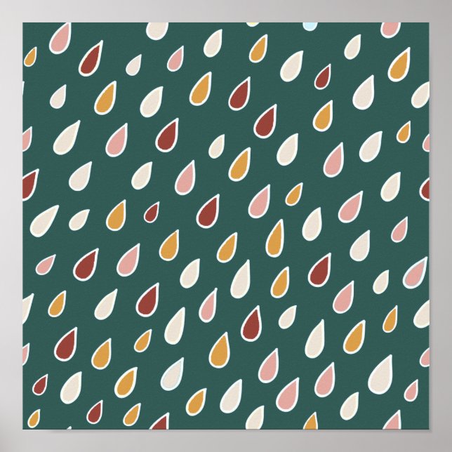 Seamless Boho Summer Poster (Vorne)