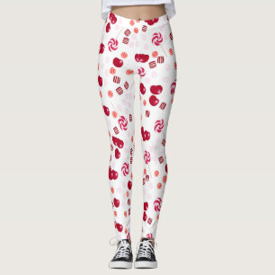 Seamless bright Cherry Bery Candy Lollipops süß Leggings