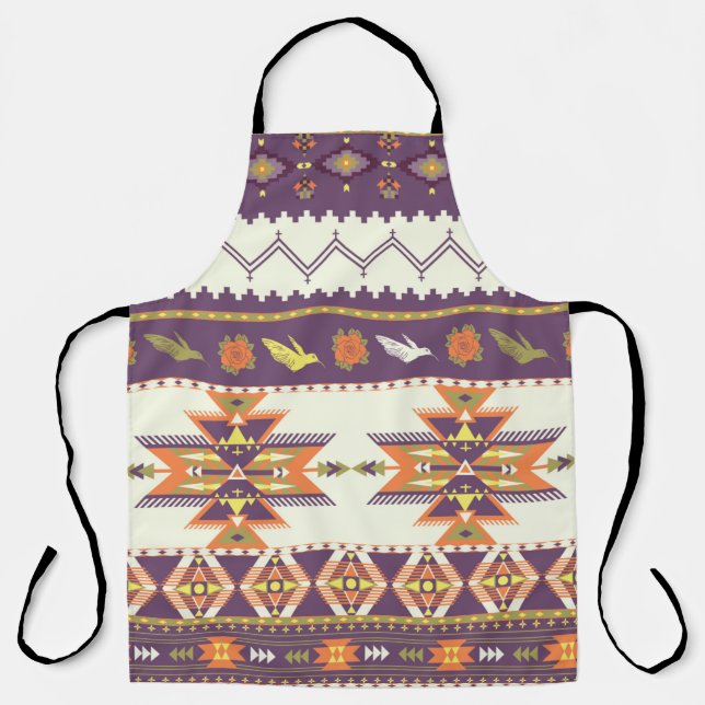 Seamless colorful aztec pattern schürze (Vorderseite)