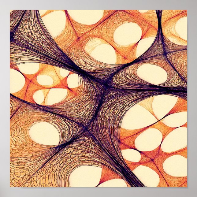 Seamless Electric Abstract Schematic Wallpaper Poster (Vorne)