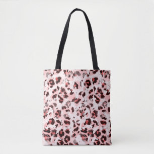 Seamless Endless Hand Drawn Watercolor Leopard Ani