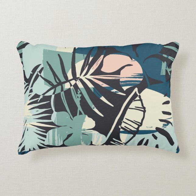 Seamless exotic pattern with tropical plants and a dekokissen (Vorderseite)