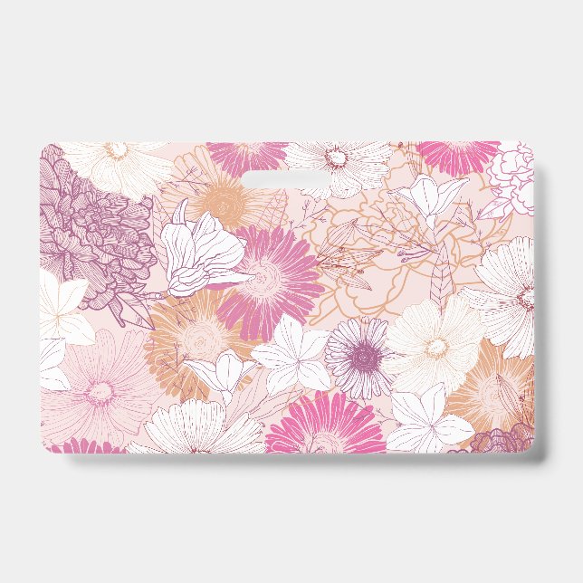 Seamless Floral  Ausweis (Vorderseite)