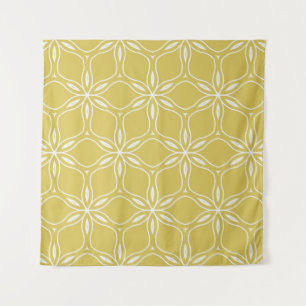 Seamless floral geometric patterns. Texture vintag Wandteppich