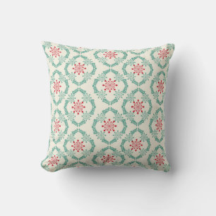 Seamless floral pattern of abstract flowers and le kissen