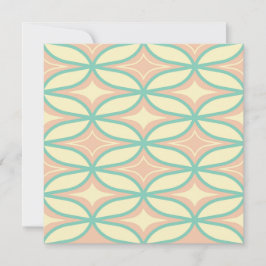  Seamless geometric pattern in diamond shapes  Dankeskarte