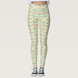  Seamless geometric pattern in diamond shapes  Leggings