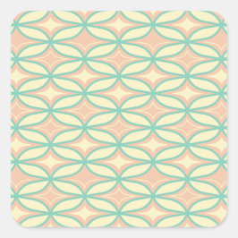  Seamless geometric pattern in diamond shapes  Quadratischer Aufkleber