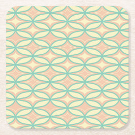  Seamless geometric pattern in diamond shapes  Rechteckiger Pappuntersetzer