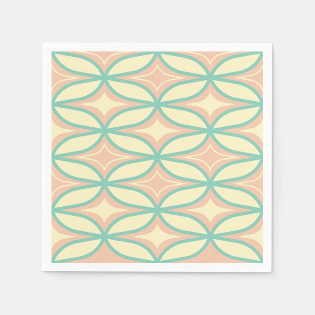  Seamless geometric pattern in diamond shapes  Serviette (Vorderseite)