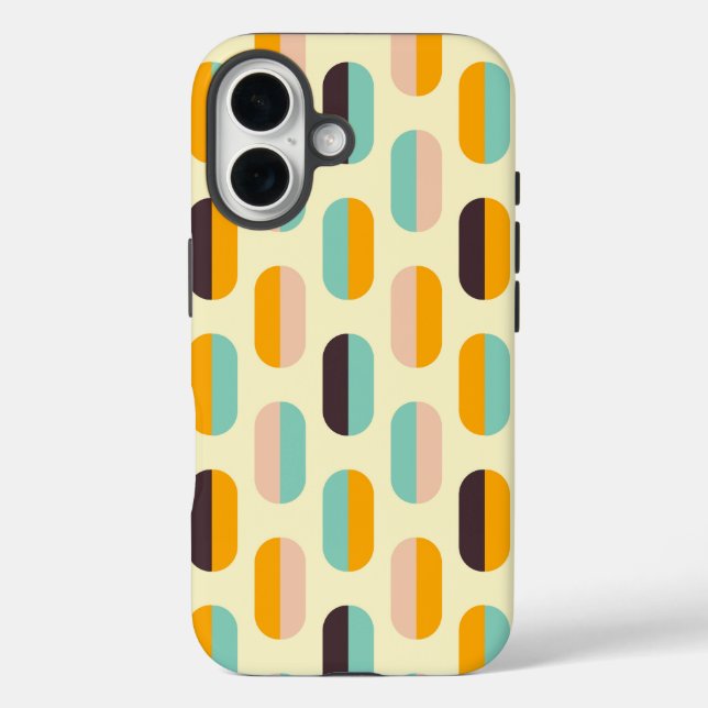 Seamless geometric pattern in retro vibes Case-Mate iPhone hülle (Rückseite)