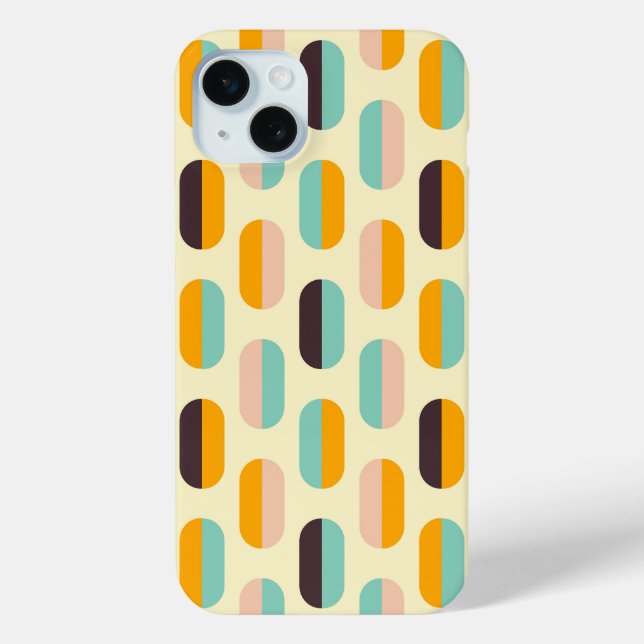 Seamless geometric pattern in retro vibes Case-Mate iPhone hülle (Rückseite)