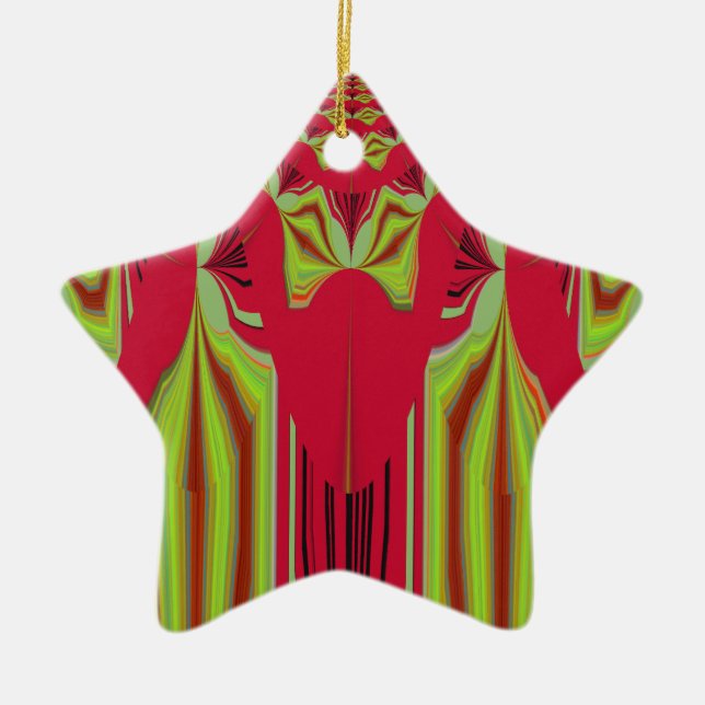 Seamless Hakuna Matata Design Keramikornament (Vorne)