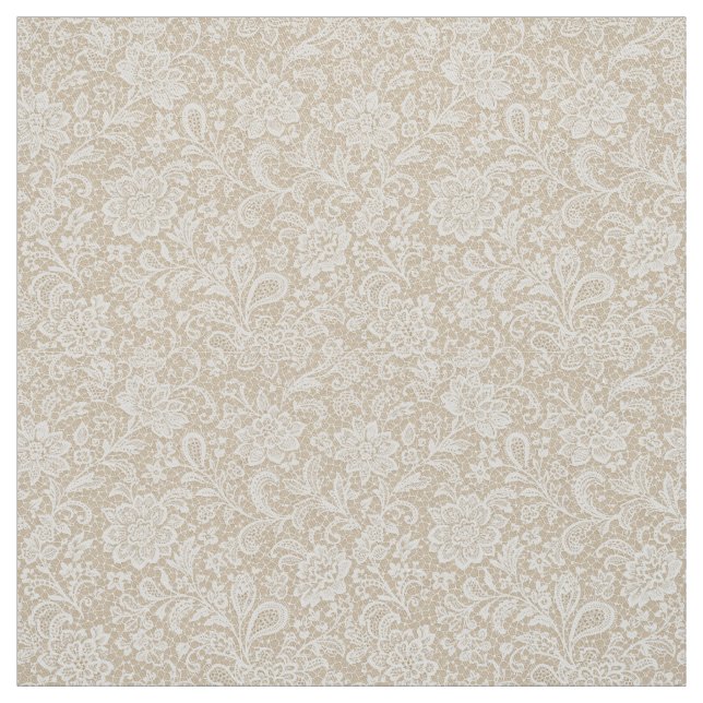 Seamless Lace Floral Pattern Stoff (Muster)