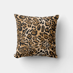Seamless leopard texture, animal skin kissen