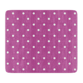 Seamless magenta background polka dot pattern schneidebrett