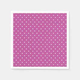 Seamless magenta background polka dot pattern serviette
