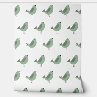 Seamless minimalist vector pattern of funny green  tapete