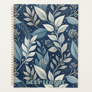 Seamless Night Garden Botanisches Muster Planer