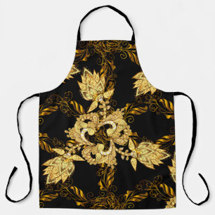 Seamless oriental ornament in the style of baroque schürze