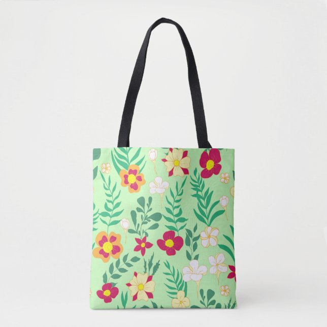 Seamless pattern flower and leaveshome decor, back (Vorderseite)