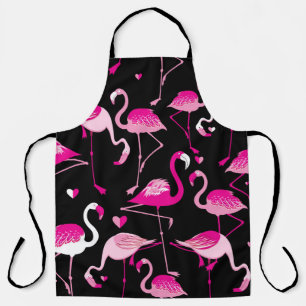 Seamless pattern from pink flamingos wir haben ein schürze