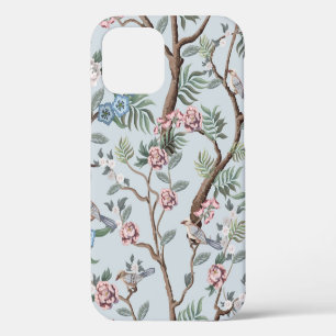 Seamless pattern in chinoiserie style with peonies iPhone 12 hülle