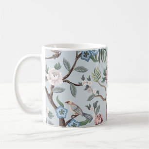 Seamless pattern in chinoiserie style with peonies kaffeetasse