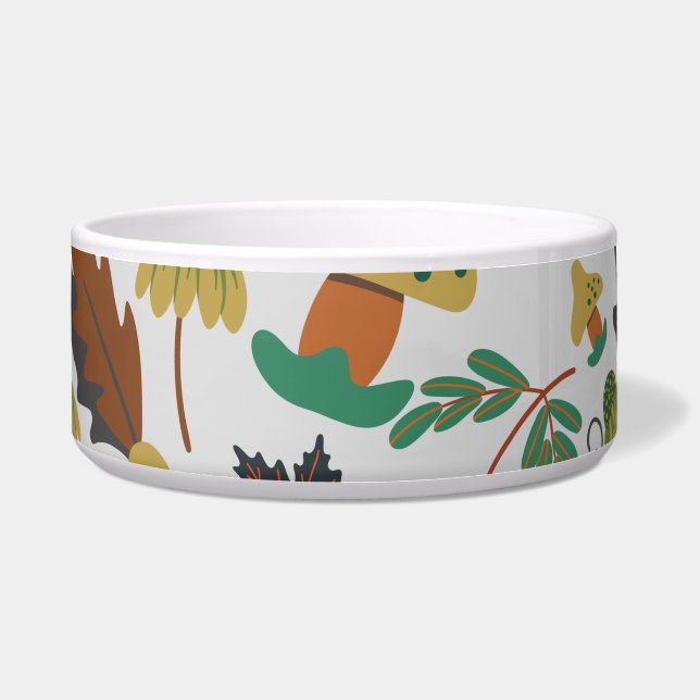 Seamless pattern of tropical pumpkins and carrots napf (Vorderseite)