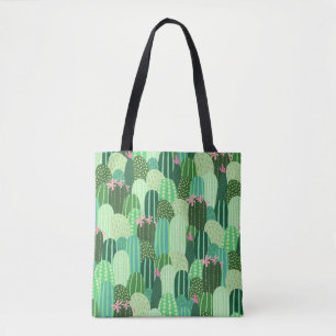 Seamless pattern with cactus