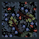 Seamless pattern with flowers in art deco style. M Poster<br><div class="desc">Seamless pattern with flowers in art deco style. Modern trendy 
art, deco, nouveau, antique,  , background, beautiful, border, decor, decoration, decorative, design, elegant, element, fabric, fashion, floral, flower, frame, green, vintage, retro, illustration, </div>