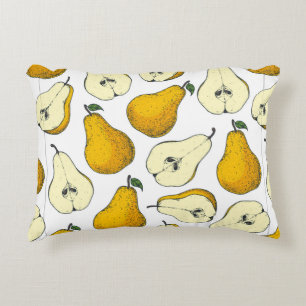 Seamless pattern with pear. Hand drawn Pattern Dekokissen