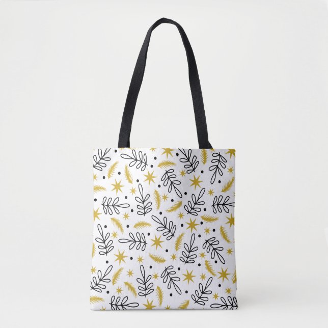 Seamless pattern with snowflakes and fir branches. (Vorderseite)