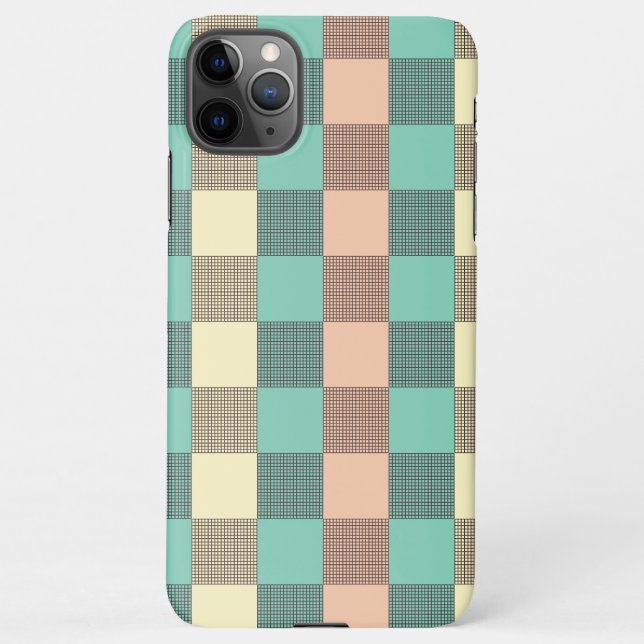 Seamless plaid pattern   iPhone hülle (Rückseite)