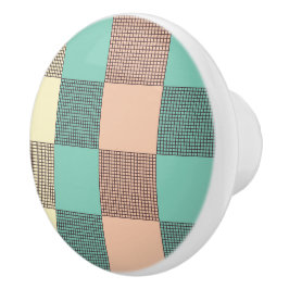 Seamless plaid pattern keramikknauf