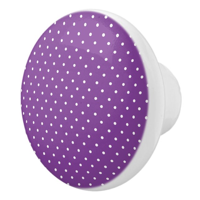 Seamless purple background polka dot pattern  keramikknauf (Rechts)