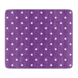 Seamless purple background polka dot pattern  schneidebrett