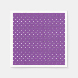 Seamless purple background polka dot pattern  serviette