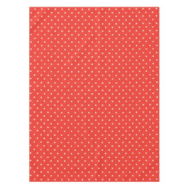 Seamless red background polka dot pattern tischdecke